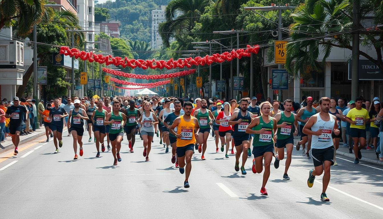 crescimento corrida de rua